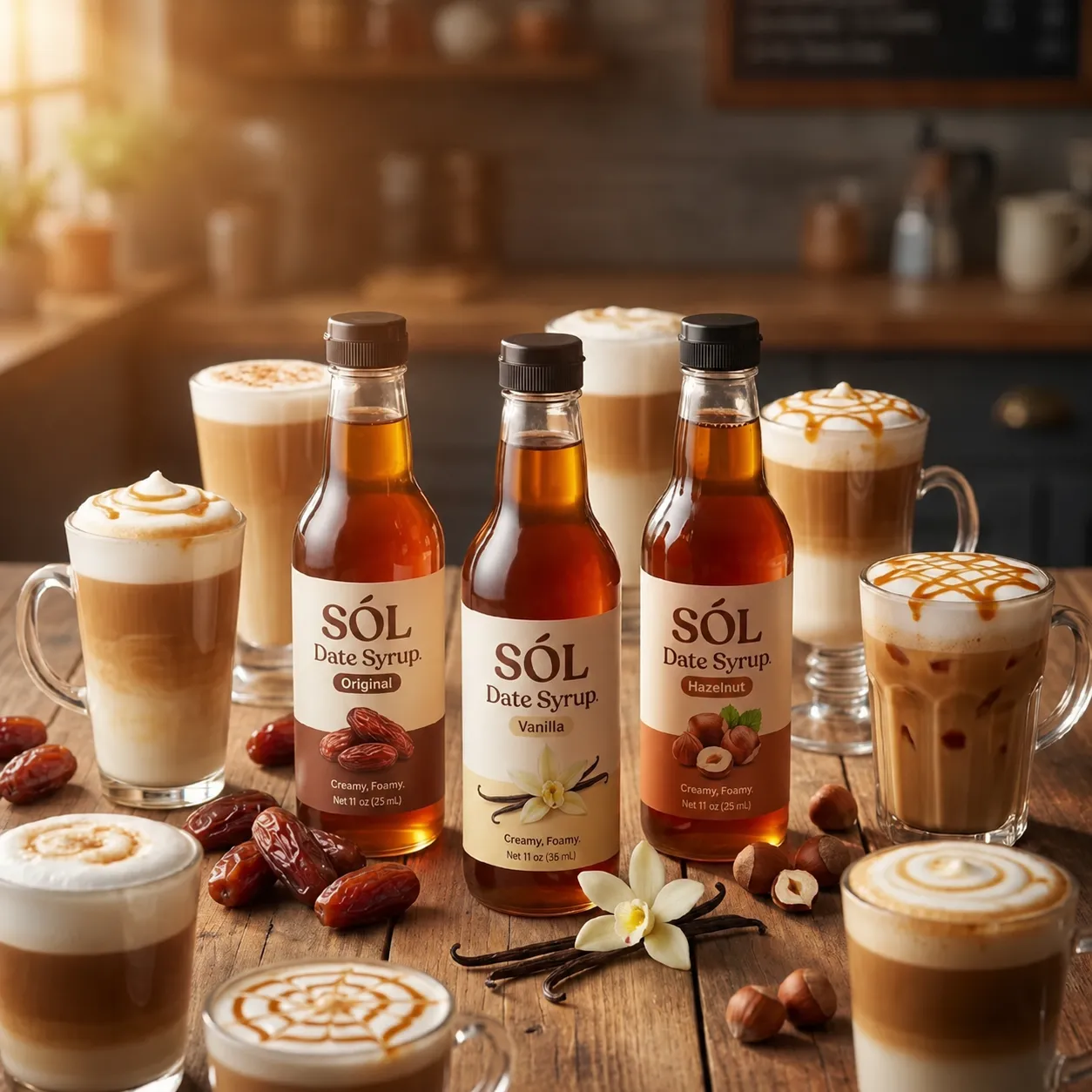 Sól Date date syrup flavors
